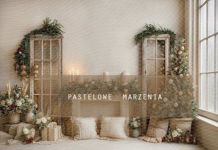 Tło fotograficzne materiałowe z kategorii Boże Narodzenie, Kadr 290x200 cm