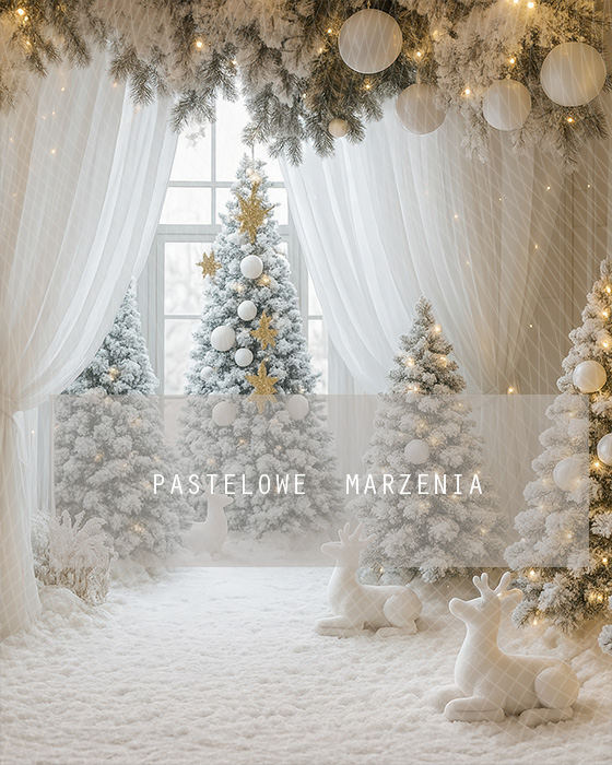Fabric photographic background from the Christmas category, Crop 200x250 cm