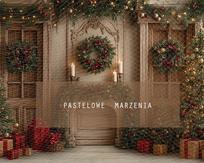 Tło fotograficzne materiałowe z kategorii Boże Narodzenie, Kadr 250x200 cm