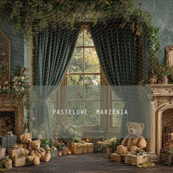 Tło fotograficzne materiałowe z kategorii Boże Narodzenie, Kadr 250x250 cm