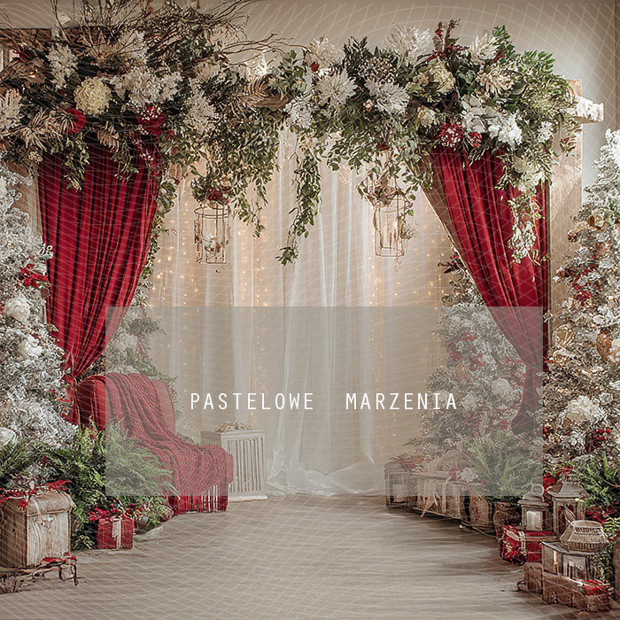 Tło fotograficzne materiałowe z kategorii Boże Narodzenie, Kadr 250x250 cm