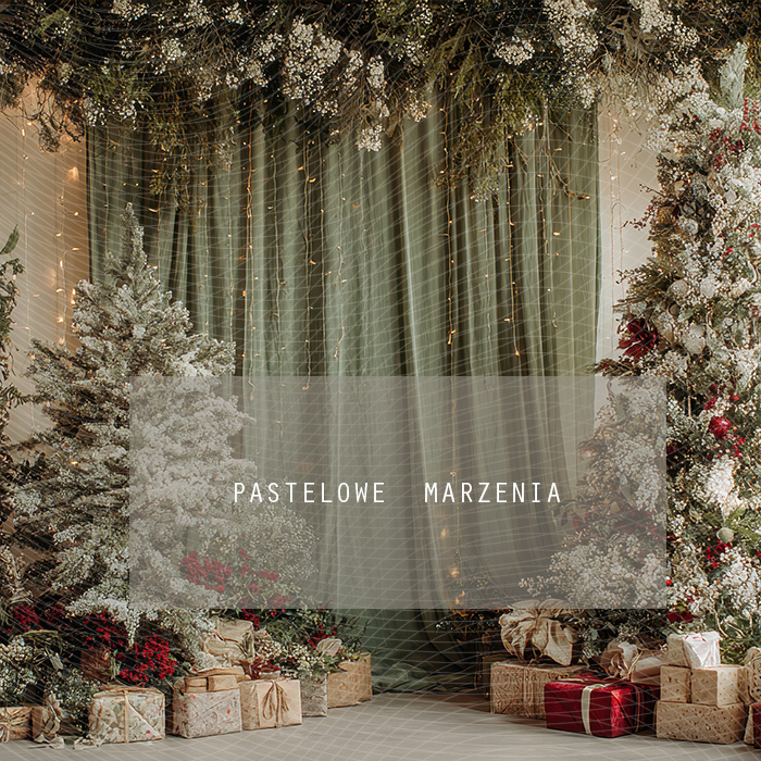Tło fotograficzne materiałowe z kategorii Boże Narodzenie, Kadr 250x250 cm
