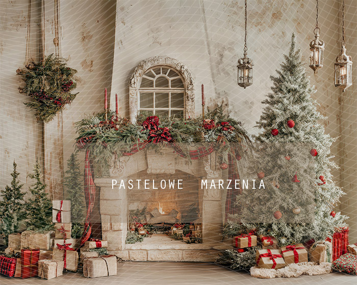 Tło fotograficzne materiałowe z kategorii Boże Narodzenie, Kadr 250x200 cm