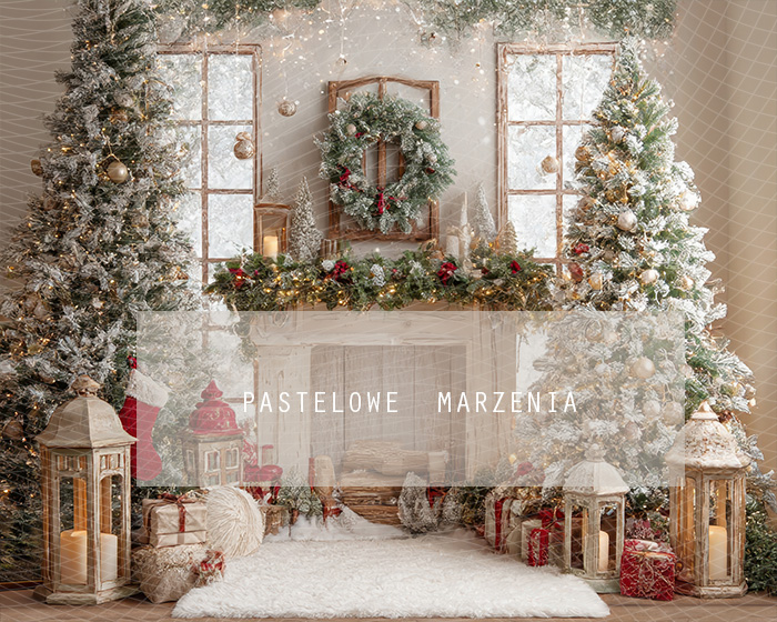 Fabric photographic background from the Christmas category, Crop 250x200 cm
