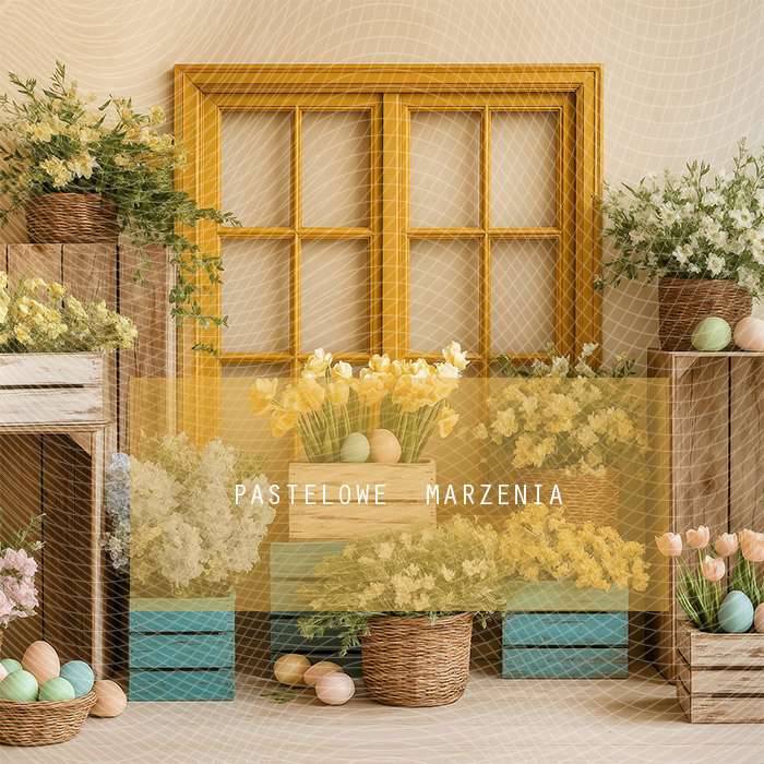 Fabric photographic background from the Spring category, Frame 250x250 cm