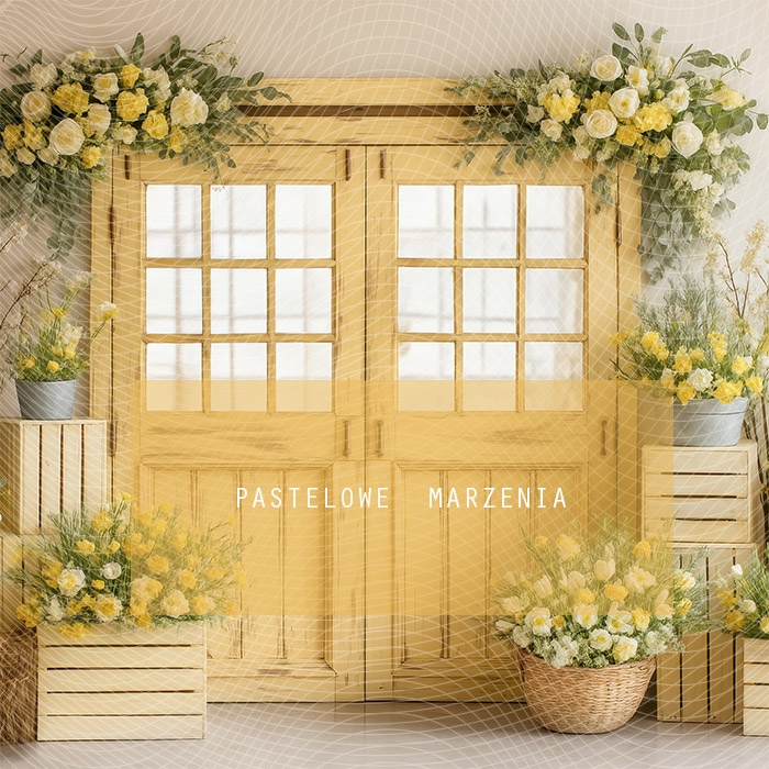 Fabric photographic background from the Spring category, Frame 250x250 cm