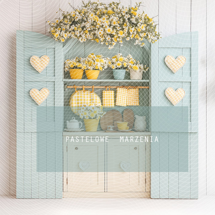 Fabric photographic background from the Spring category, Frame 250x250 cm