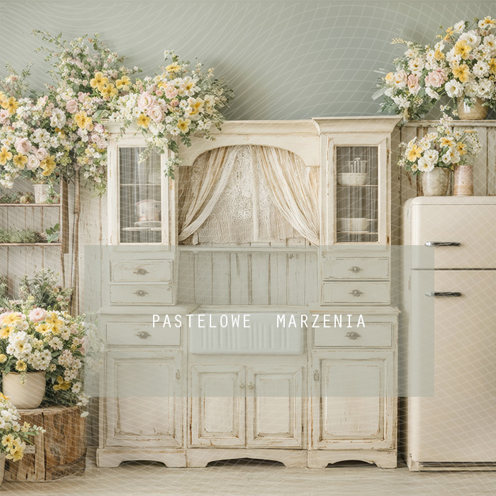 Fabric photographic background from the Spring category, Frame 250x250 cm