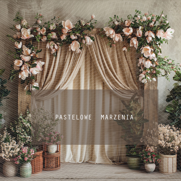 Fabric photographic background from the Spring category, Frame 250x250 cm