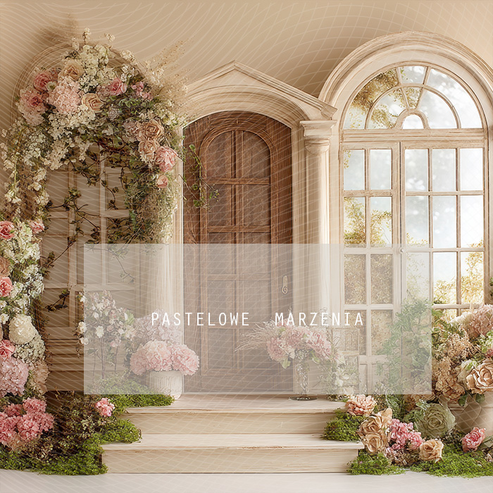 Fabric photographic background from the Spring category, Frame 250x250 cm