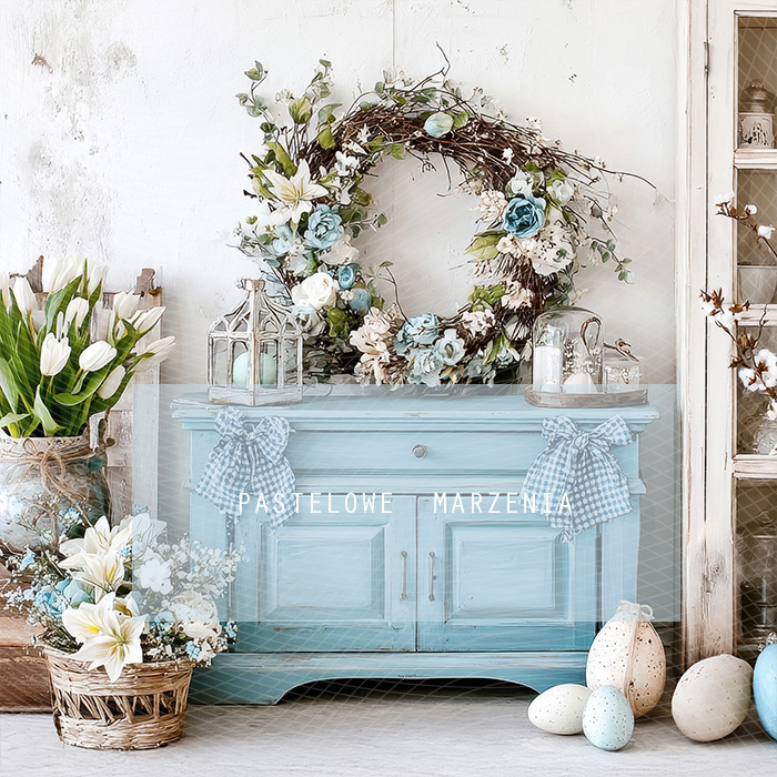 Fabric photographic background from the Spring category, Frame 250x250 cm