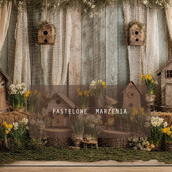 Fabric photographic background from the Spring category, Frame 250x250 cm