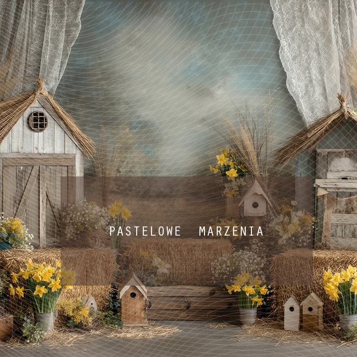 Fabric photographic background from the Spring category, Frame 250x250 cm