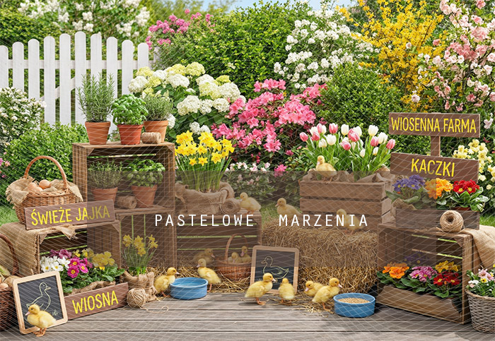 Tło fotograficzne materiałowe z kategorii Wiosna, Kadr 290x200 cm