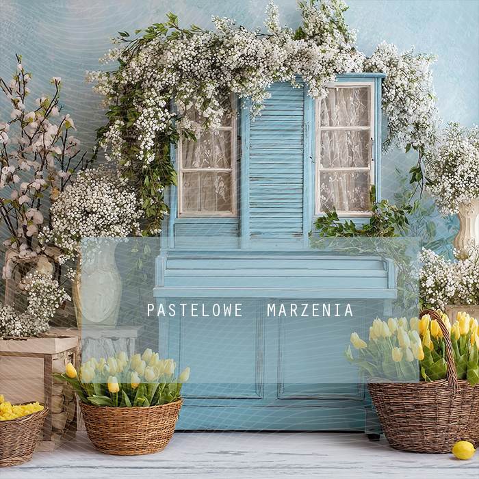 Fabric photographic background from the Spring category, Frame 250x250 cm