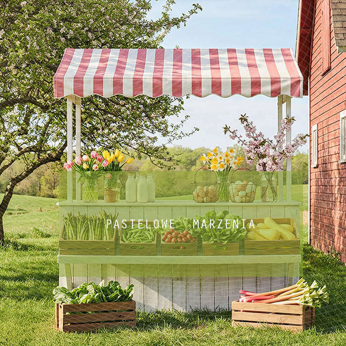 Tło fotograficzne materiałowe z kategorii Wiosna, Kadr 250x250 cm