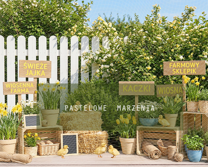 Tło fotograficzne materiałowe z kategorii Wiosna, Kadr 250x200 cm