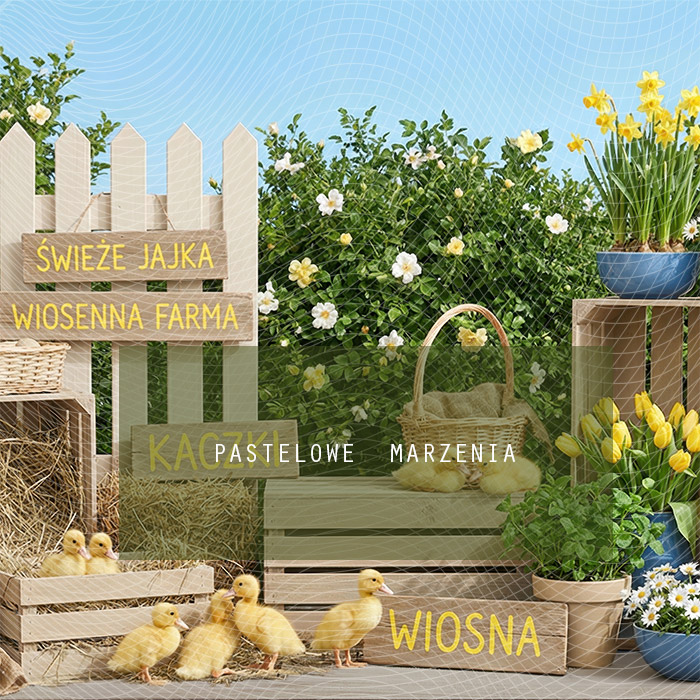 Tło fotograficzne materiałowe z kategorii Wiosna, Kadr 250x250 cm