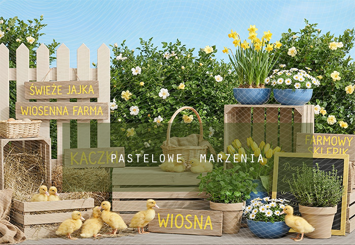Tło fotograficzne materiałowe z kategorii Wiosna, Kadr 290x200 cm