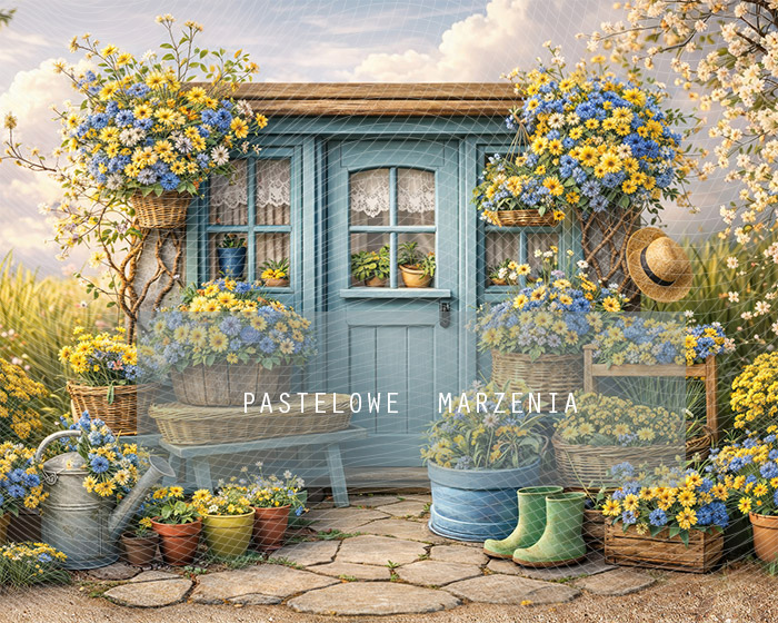 Fabric photographic background from the Spring category, Frame 250x200 cm