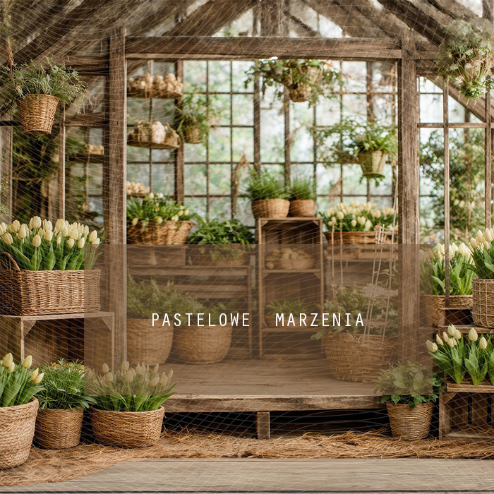 Fabric photographic background from the Spring category, Frame 250x250 cm