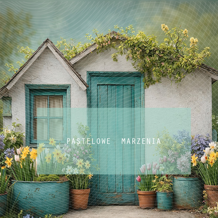 Fabric photographic background from the Spring category, Frame 250x250 cm