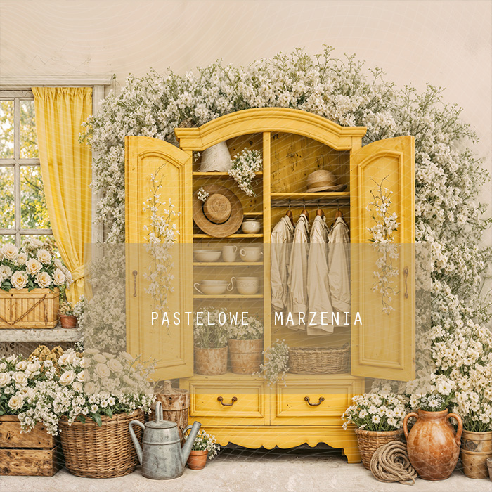 Fabric photographic background from the Spring category, Frame 250x250 cm