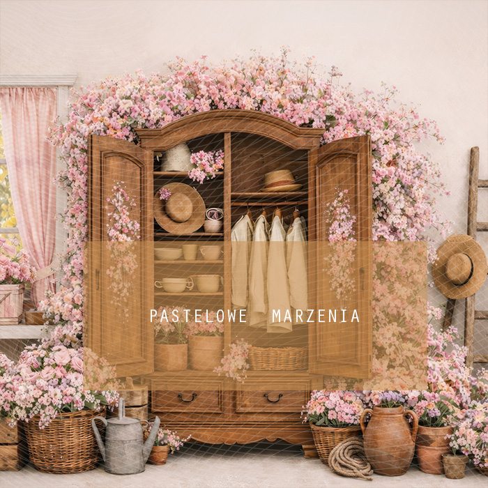 Fabric photographic background from the Spring category, Frame 250x250 cm