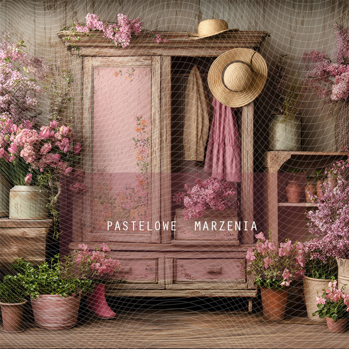 Fabric photographic background from the Spring category, Frame 250x250 cm