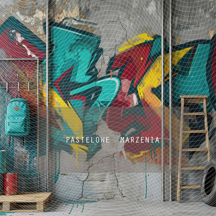 Fabric photographic background from the school category Frame 250x250 cm