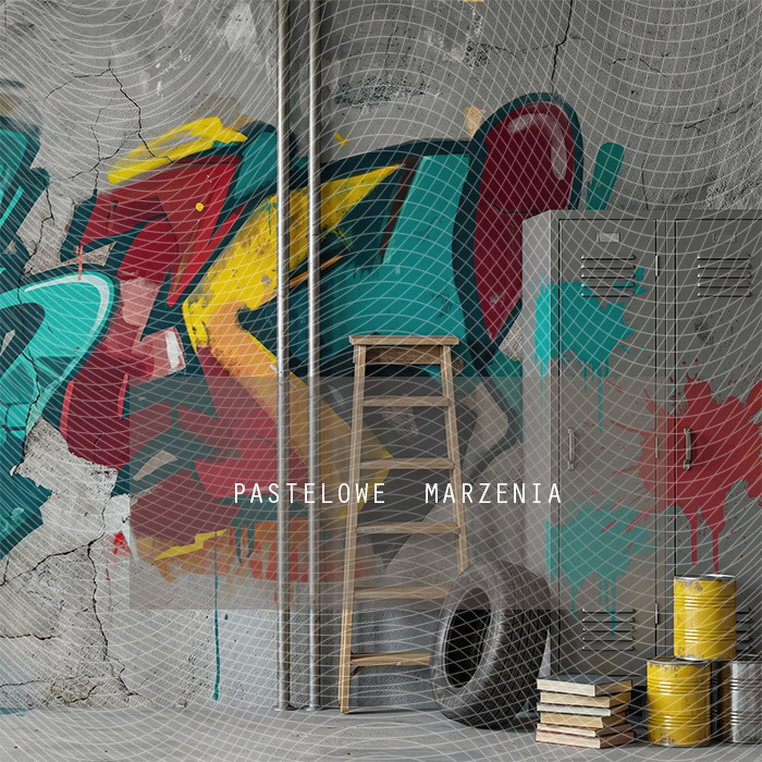 Fabric photographic background from the school category Frame 250x250 cm