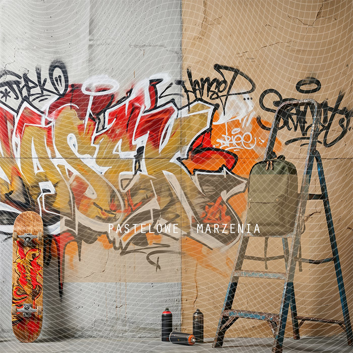 Fabric photographic background from the school category Frame 250x250 cm