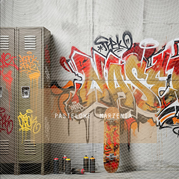 Fabric photographic background from the school category Frame 250x250 cm