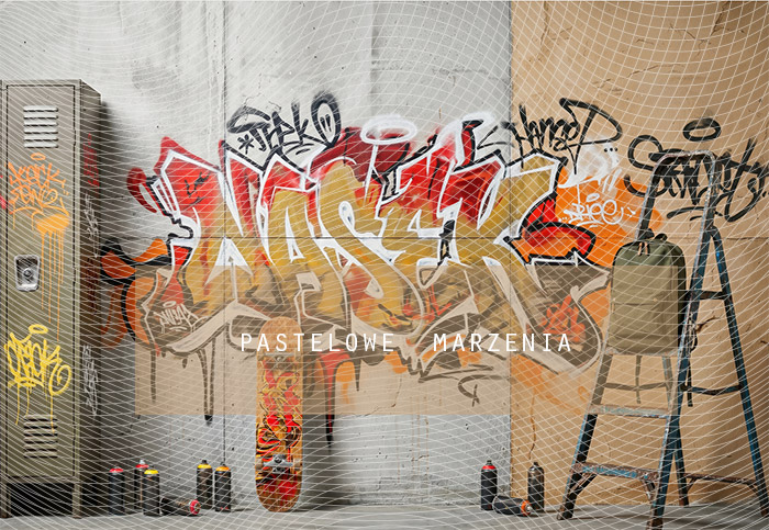 Fabric photographic background from the school category Frame 290x200 cm