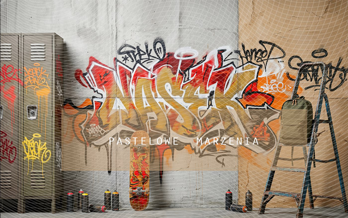 Fabric photographic background from the school category Frame 400x250 cm