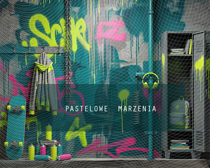 Fabric photographic background from the school category Frame 250x200 cm