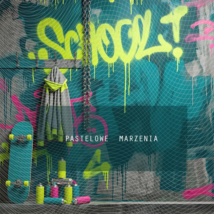 Fabric photographic background from the school category Frame 250x250 cm