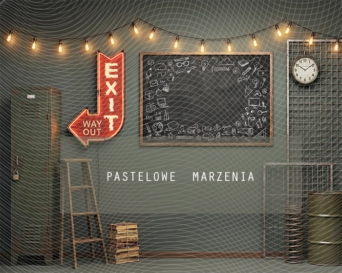 Fabric photographic background from the school category Frame 250x200 cm