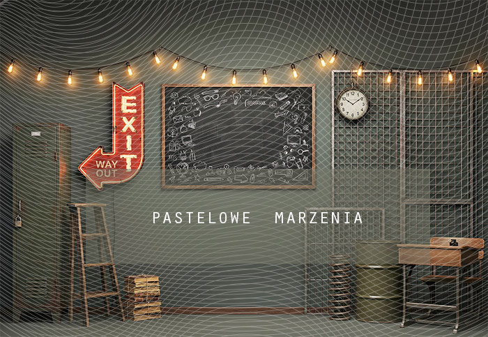 Fabric photographic background from the school category Frame 290x200 cm