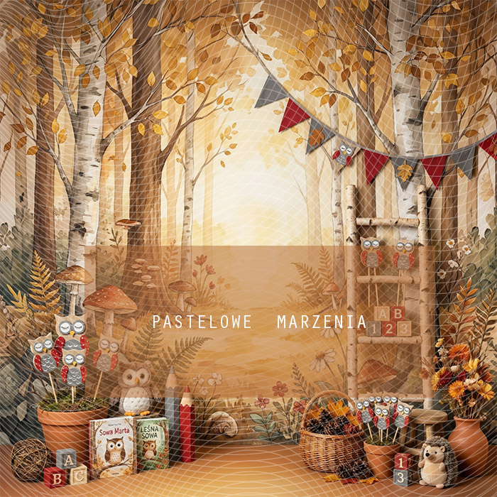 Tło fotograficzne materiałowe z kategorii Do Przedszkola, Kadr 250x250 cm