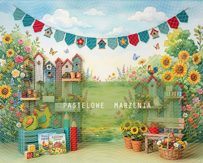 Tło fotograficzne materiałowe z kategorii Do Przedszkola, Kadr 250x200 cm