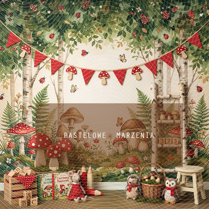 Tło fotograficzne materiałowe z kategorii Do Przedszkola, Kadr 250x250 cm