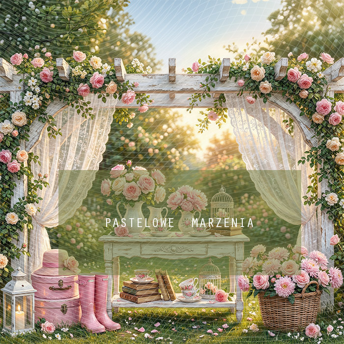 Tło fotograficzne materiałowe z kategorii Wiosna, Kadr 250x250 cm