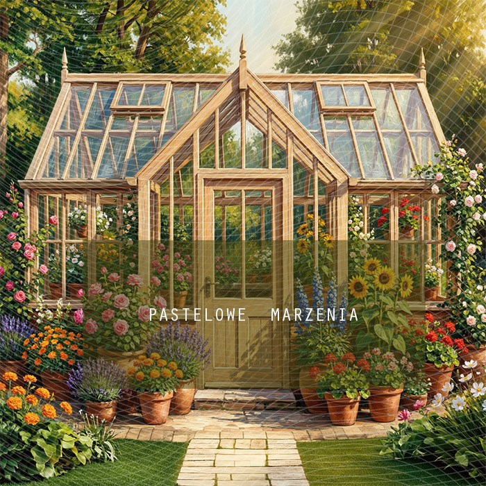 Fabric photographic background from the Spring category, Frame 250x250 cm