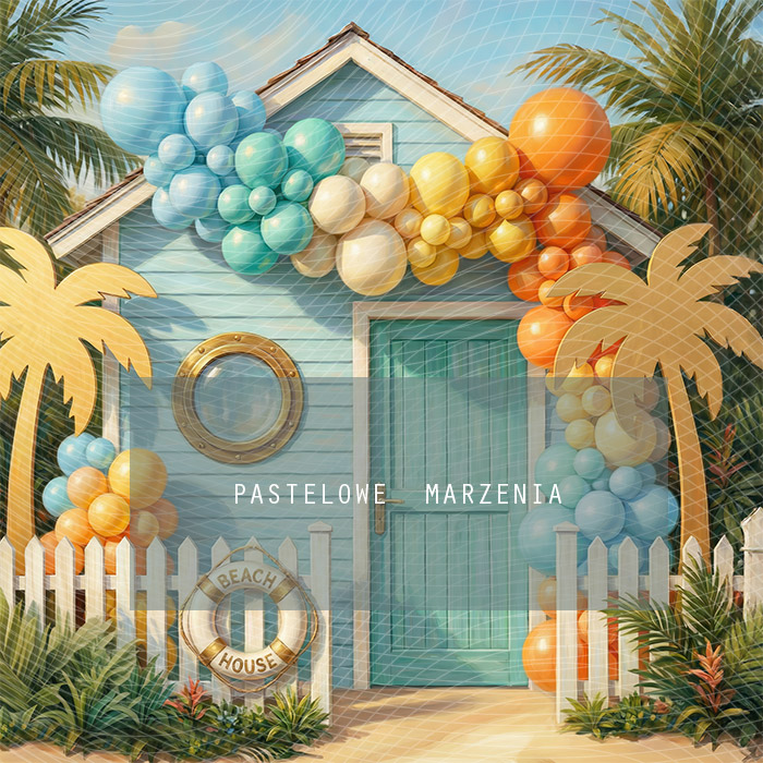 Fabric photographic background from the Spring category, Frame 250x250 cm