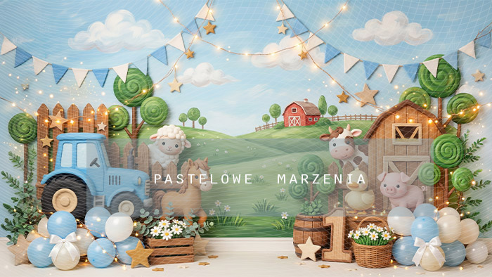 Tło fotograficzne materiałowe z kategorii Urodziny, Kadr 250x140 cm