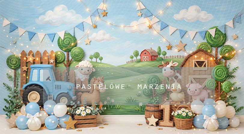 Tło fotograficzne materiałowe z kategorii Urodziny, Kadr 290x160 cm