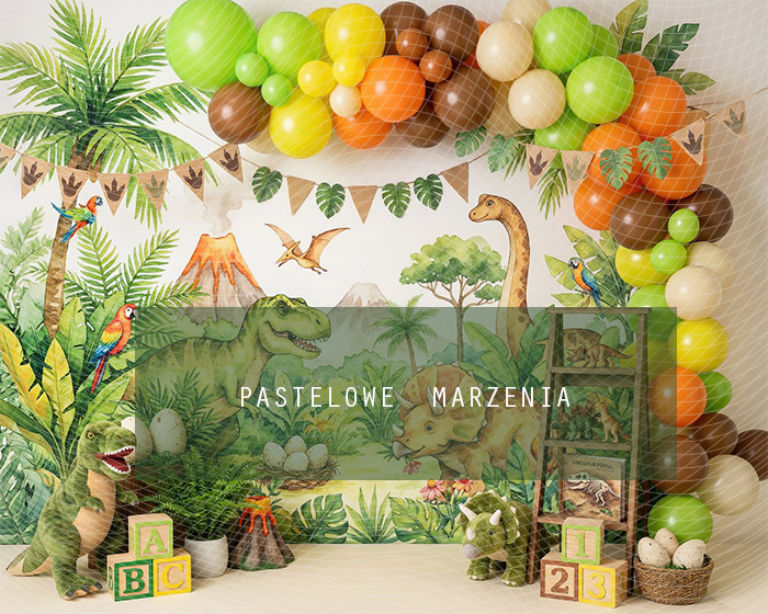 Fabric photographic background from the Birthdays category, Frame 250x200 cm