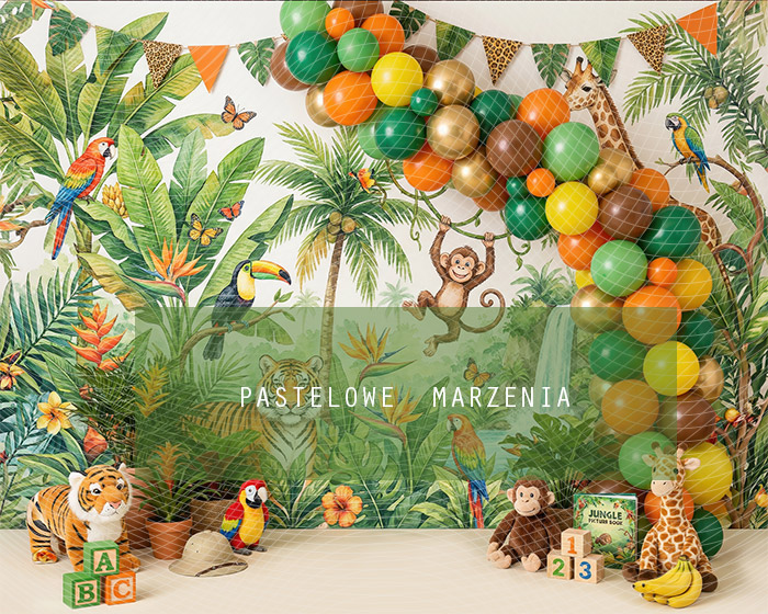 Fabric photographic background from the Birthdays category, Frame 250x200 cm