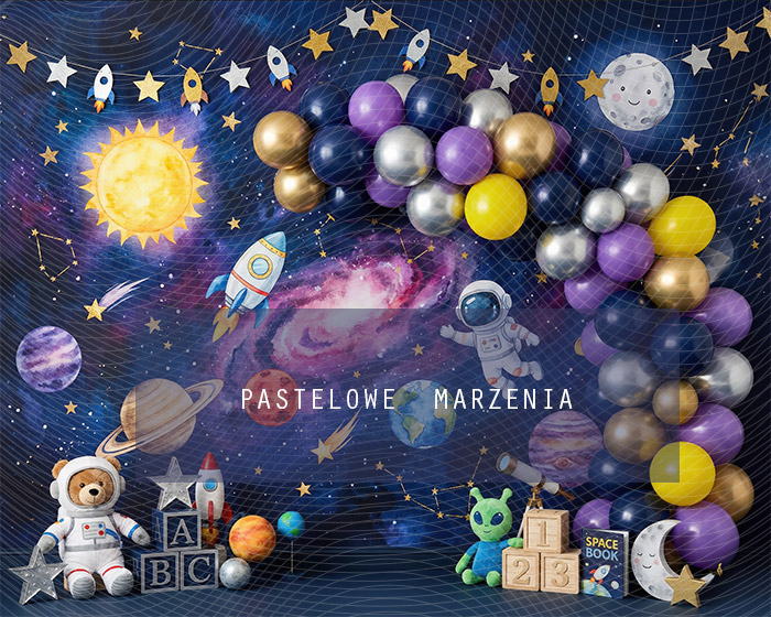 Fabric photographic background from the Birthdays category, Frame 250x200 cm